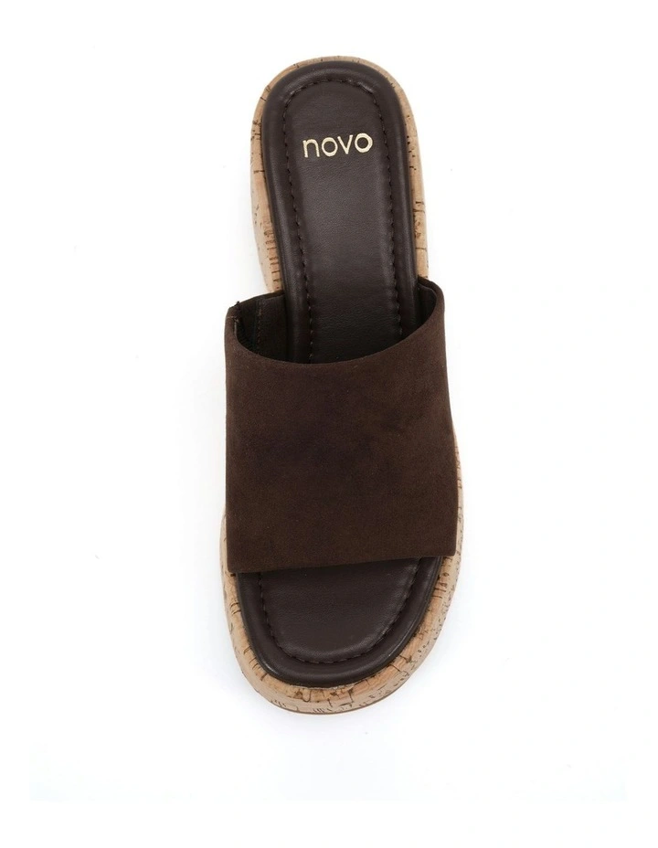 Birthday Suede Wedges in Espresso image 5