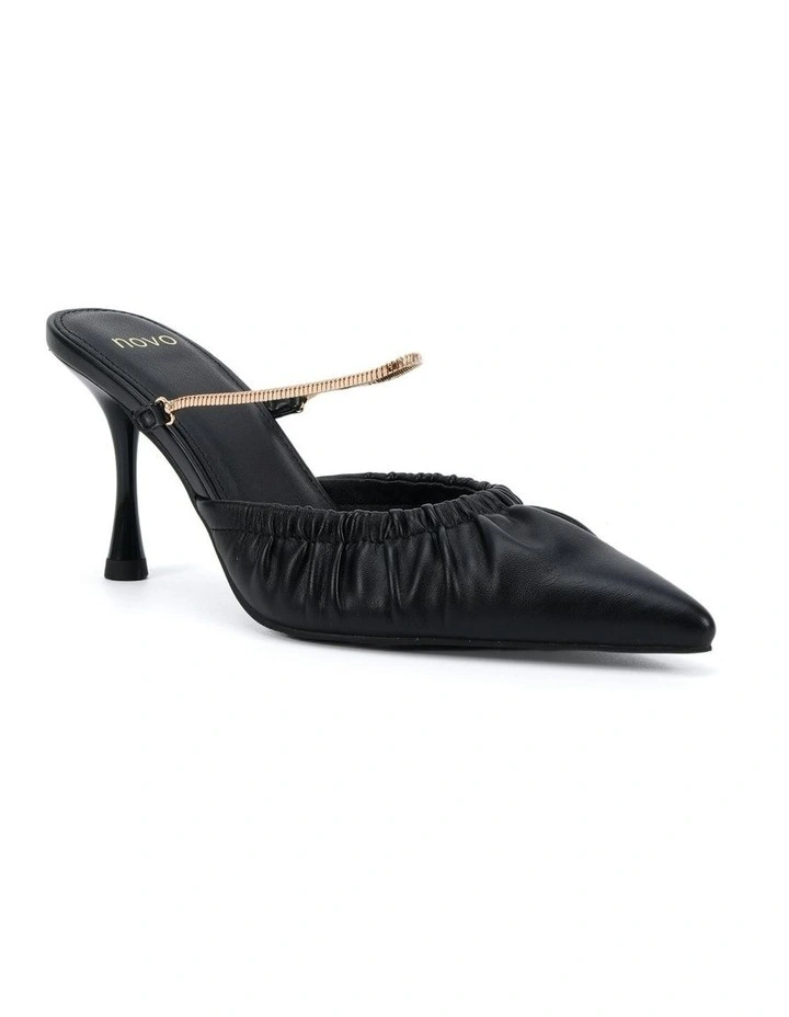 Itzal Court Heels in Black image 2