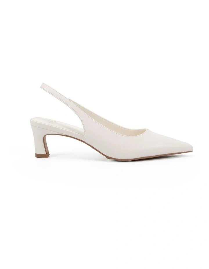 Ivara Court Heels in White image 1
