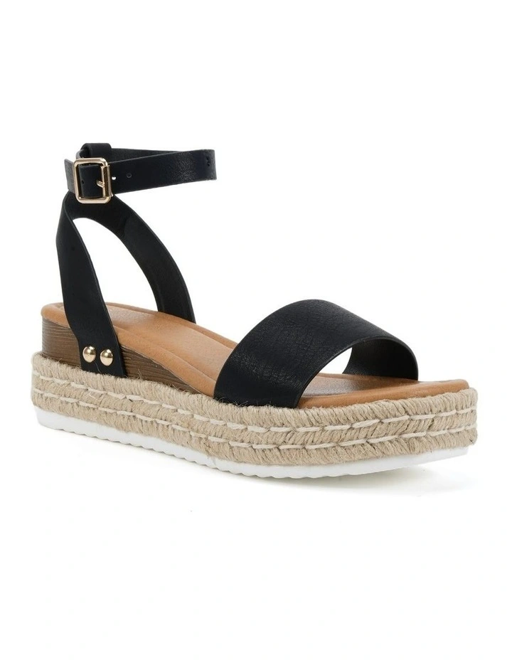 Tenzin Sandals in Black image 2