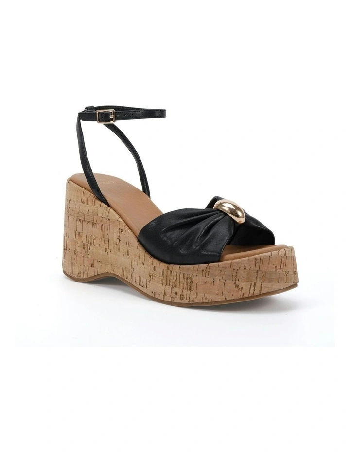 Wildrose Wedges Sandal in Black image 2
