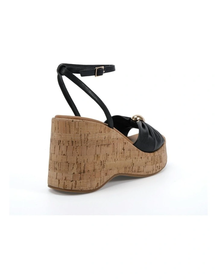 Wildrose Wedges Sandal in Black image 3