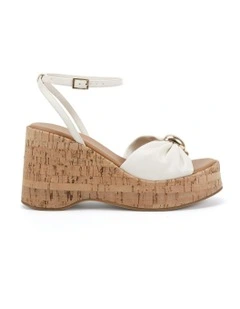 Wildrose Wedges Sandal in White