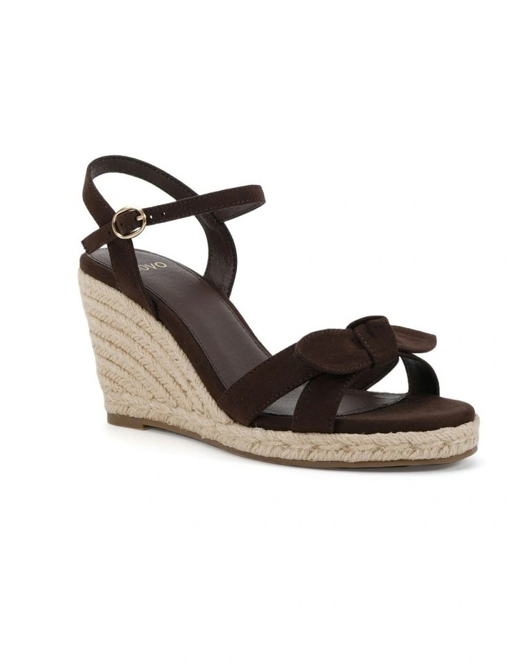 Wilmore Wedges Sandal in Espresso Suede image 2