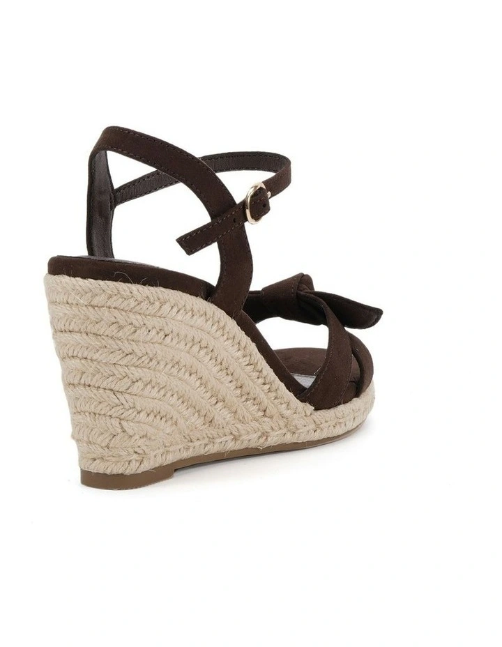 Wilmore Wedges Sandal in Espresso Suede image 3