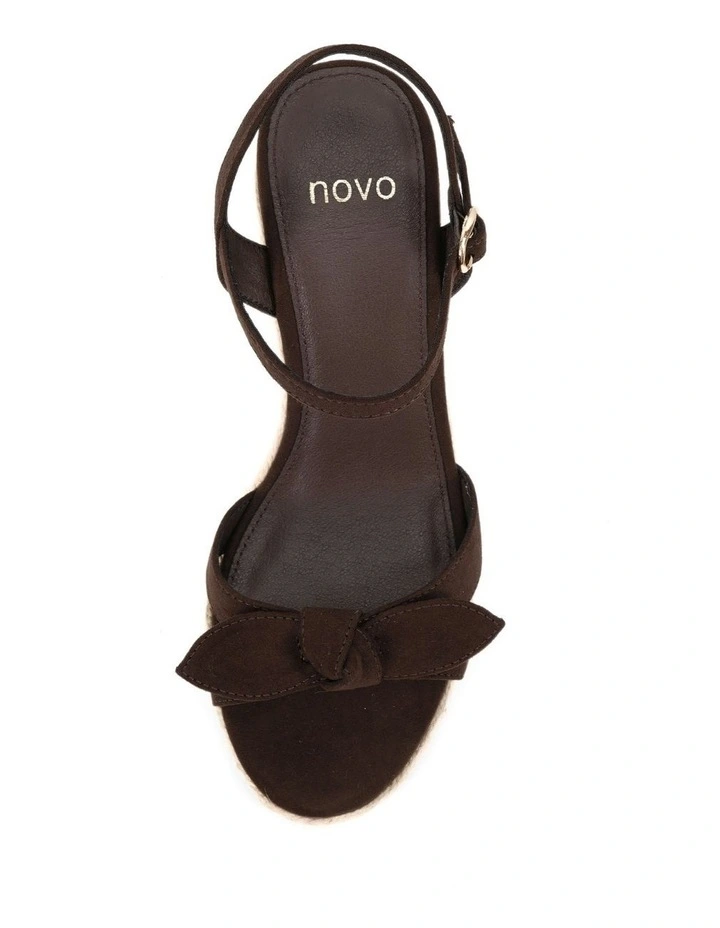 Wilmore Wedges Sandal in Espresso Suede image 5