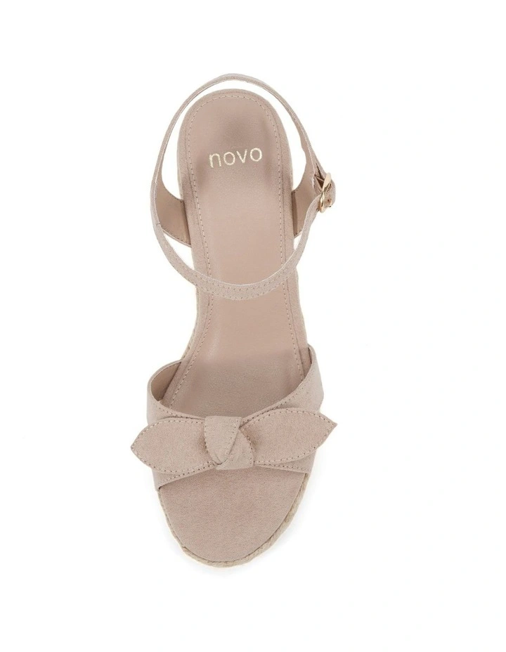 Wilmore Wedges Sandal in Nude Suede image 5