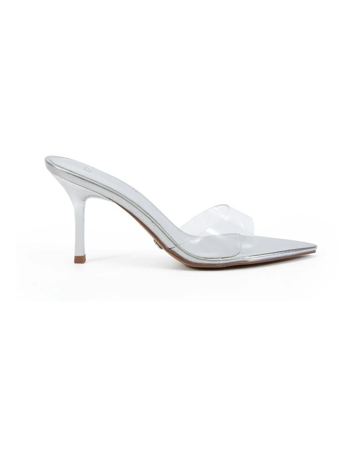 Yolo Heels Sandal in Silver image 1
