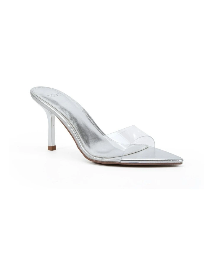 Yolo Heels Sandal in Silver image 2