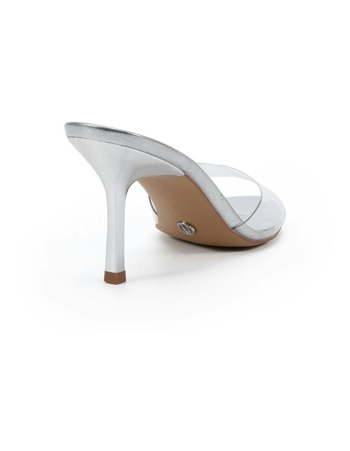 Yolo Heels Sandal in Silver image 3