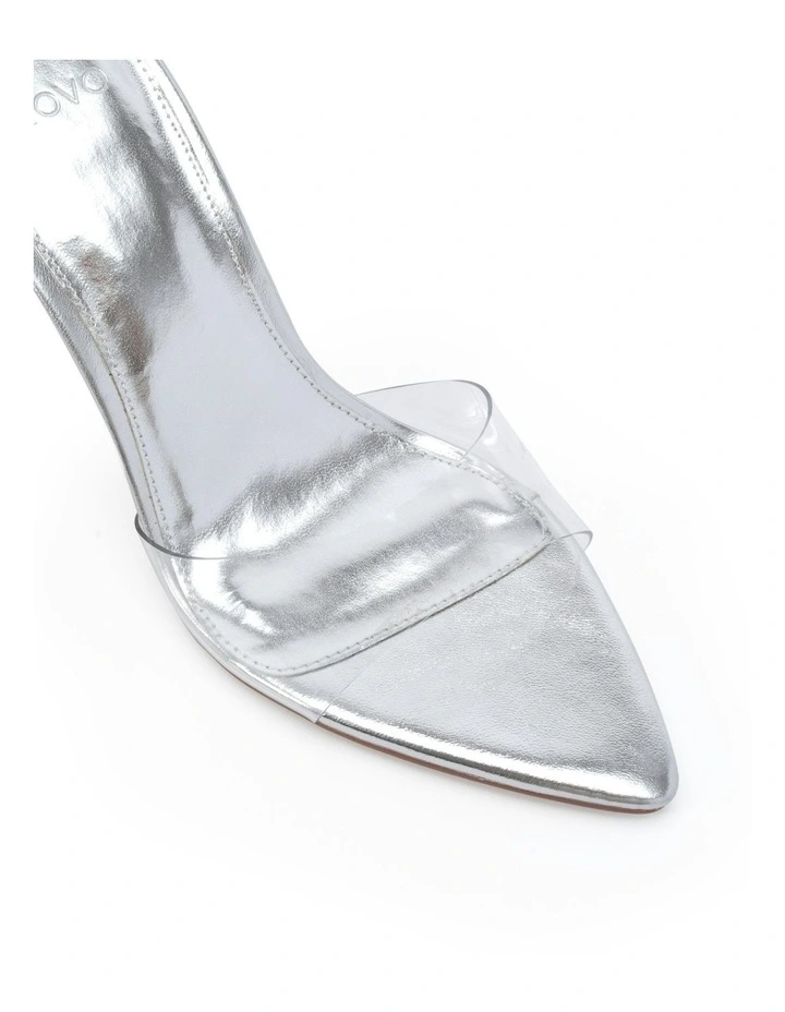 Yolo Heels Sandal in Silver image 4