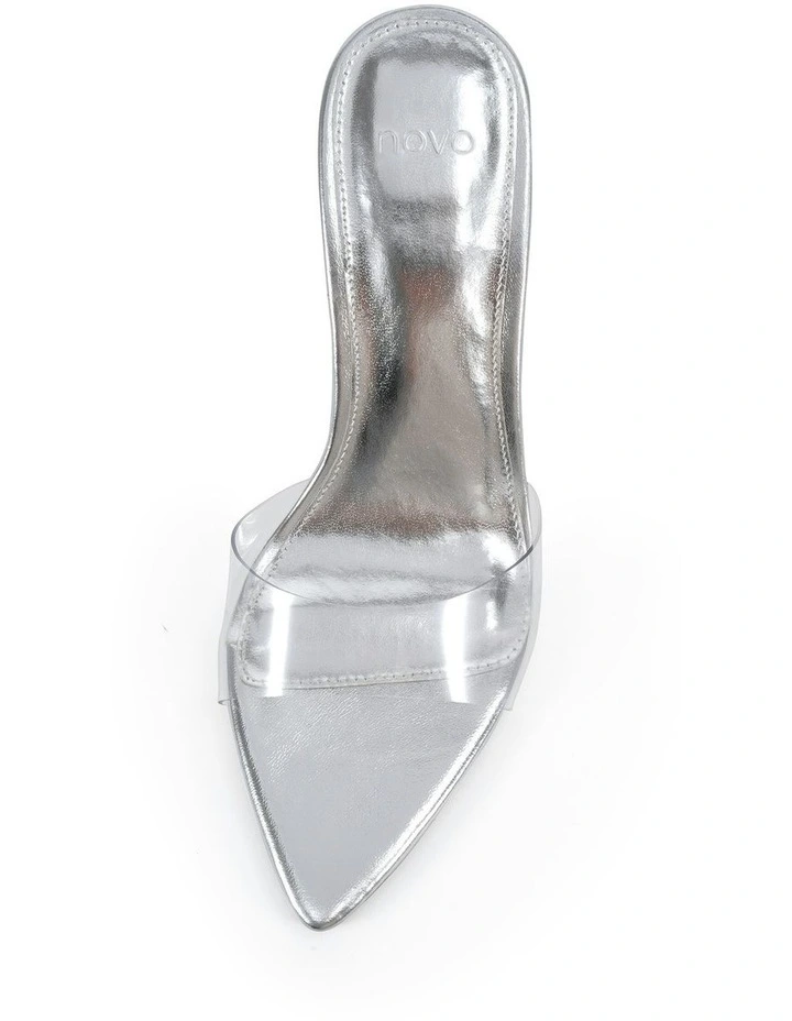 Yolo Heels Sandal in Silver image 5