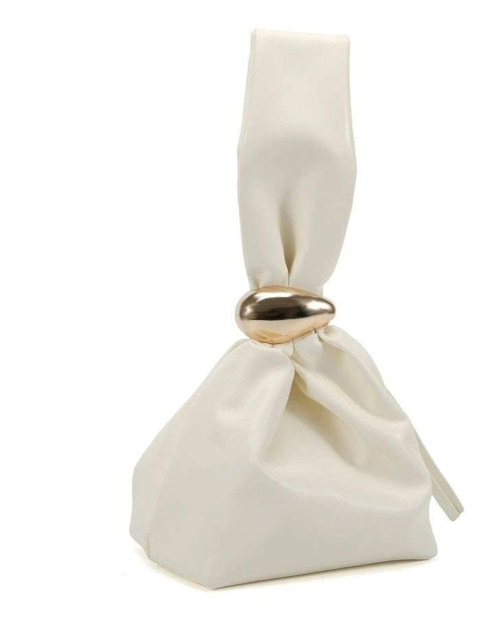 Anders Top Handle Bag in White image 1