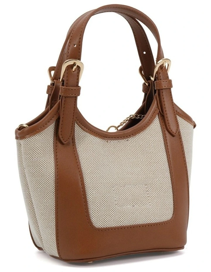 Arwen Top Handle Bag in Natural image 2