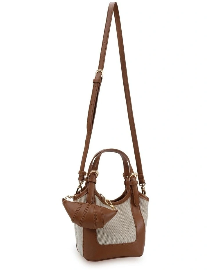 Arwen Top Handle Bag in Natural image 3