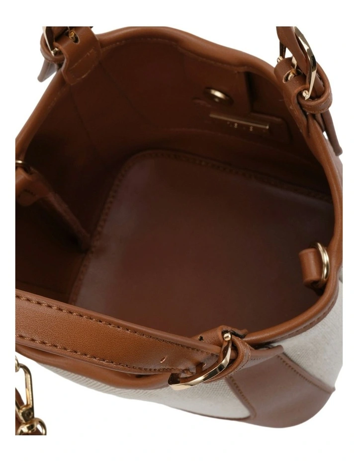 Arwen Top Handle Bag in Natural image 4