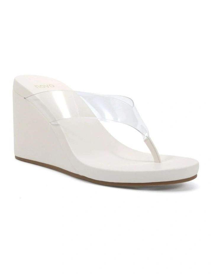 Baci Wedges in White image 2