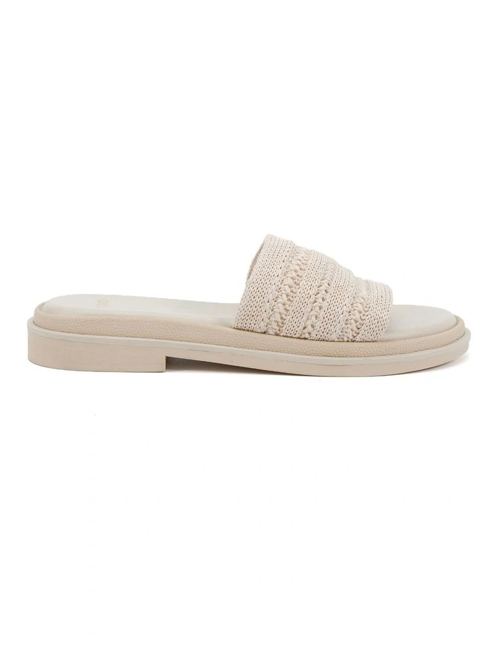 Sione Slides Sandal in Beige image 1