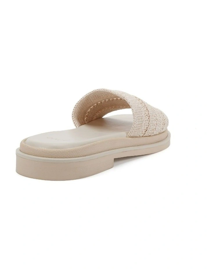 Sione Slides Sandal in Beige image 3