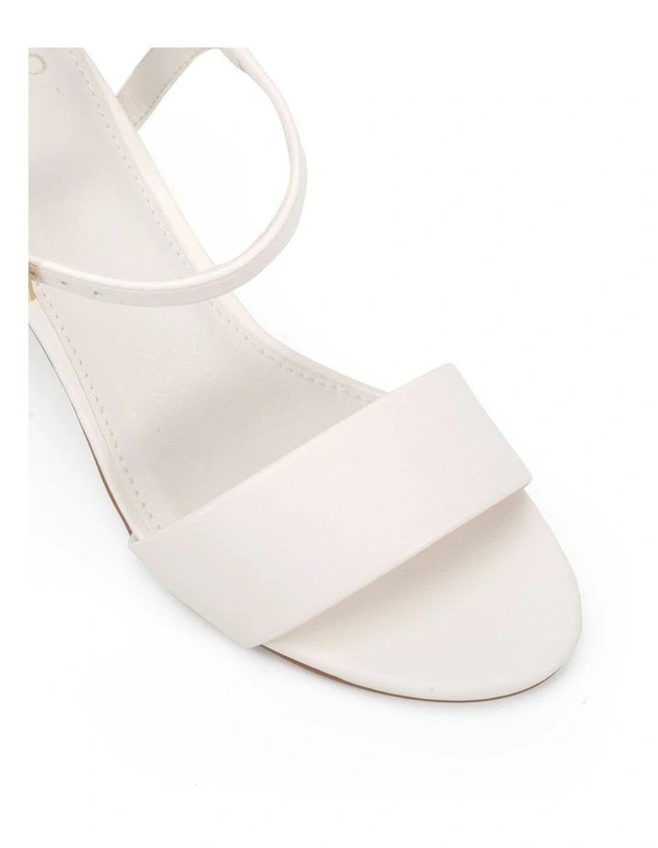 Udacious Heels in White Smooth image 4