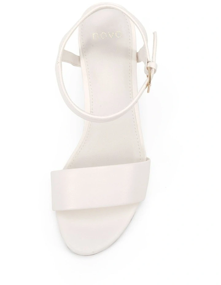 Udacious Heels in White Smooth image 5