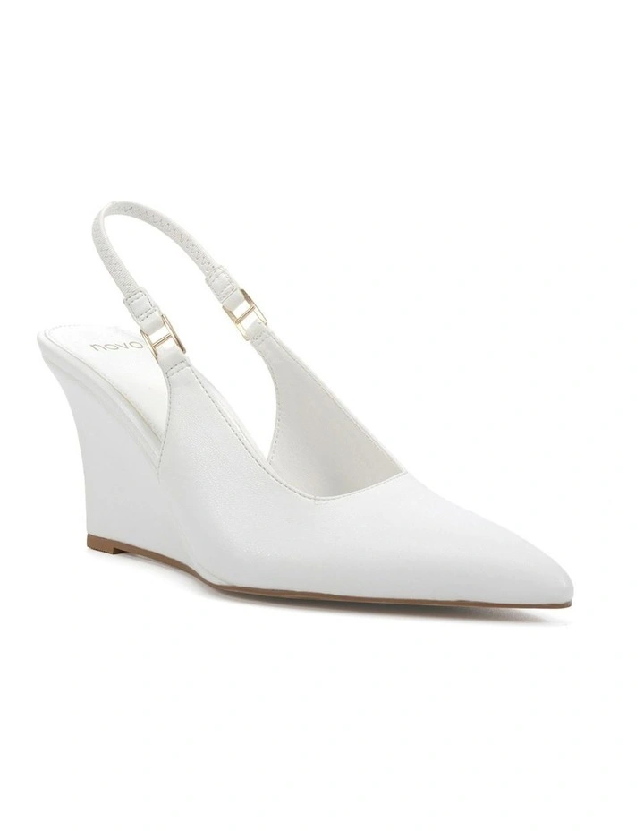 Whitlee Wedges in White image 2