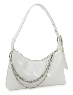 Alfiya Shoulder Bag in White