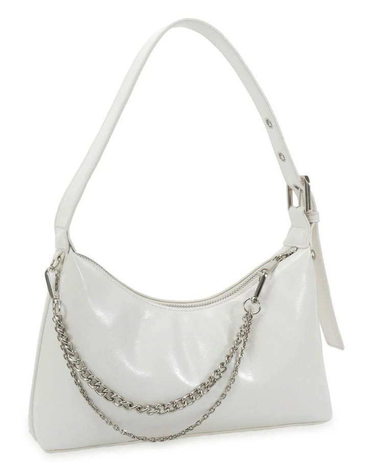 Alfiya Shoulder Bag in White image 1