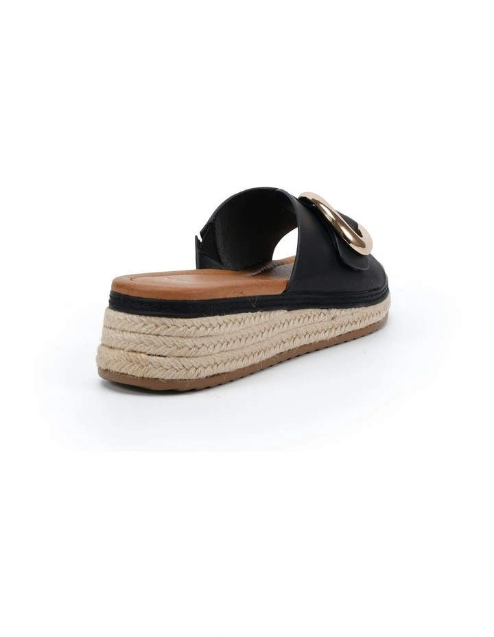 Braelynn Wedges Sandal in Black image 3