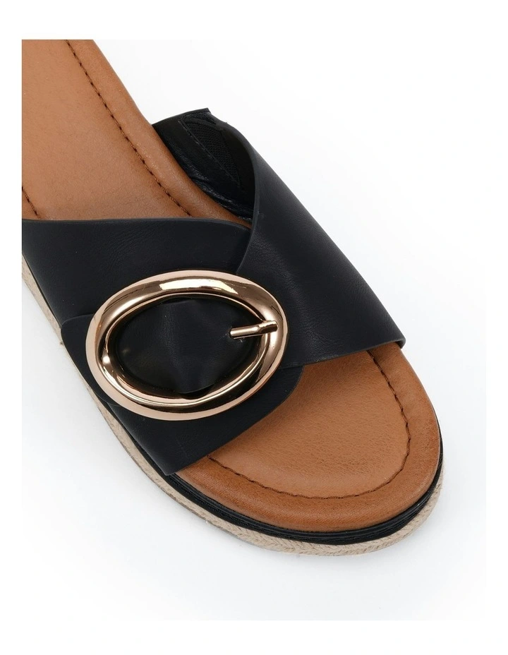 Braelynn Wedges Sandal in Black image 4