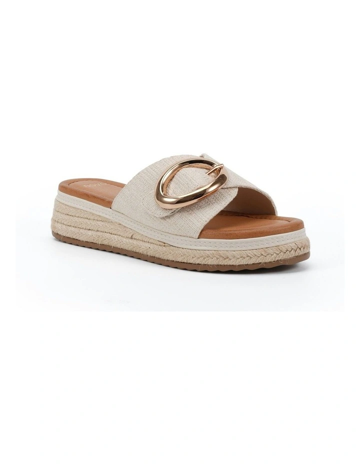 Braelynn Wedges in Beige image 2