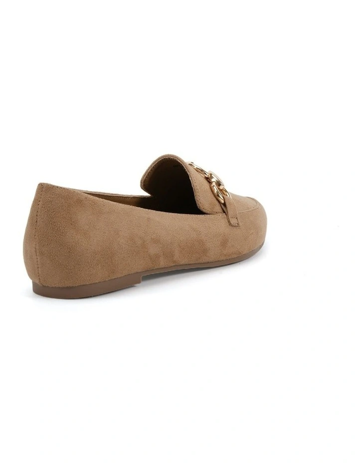 Calliope Suede Ballet Flat in Biscoff image 3