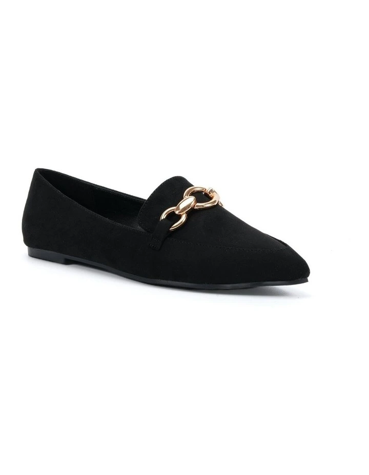 Calliope Suede Ballet Flat in Black image 2