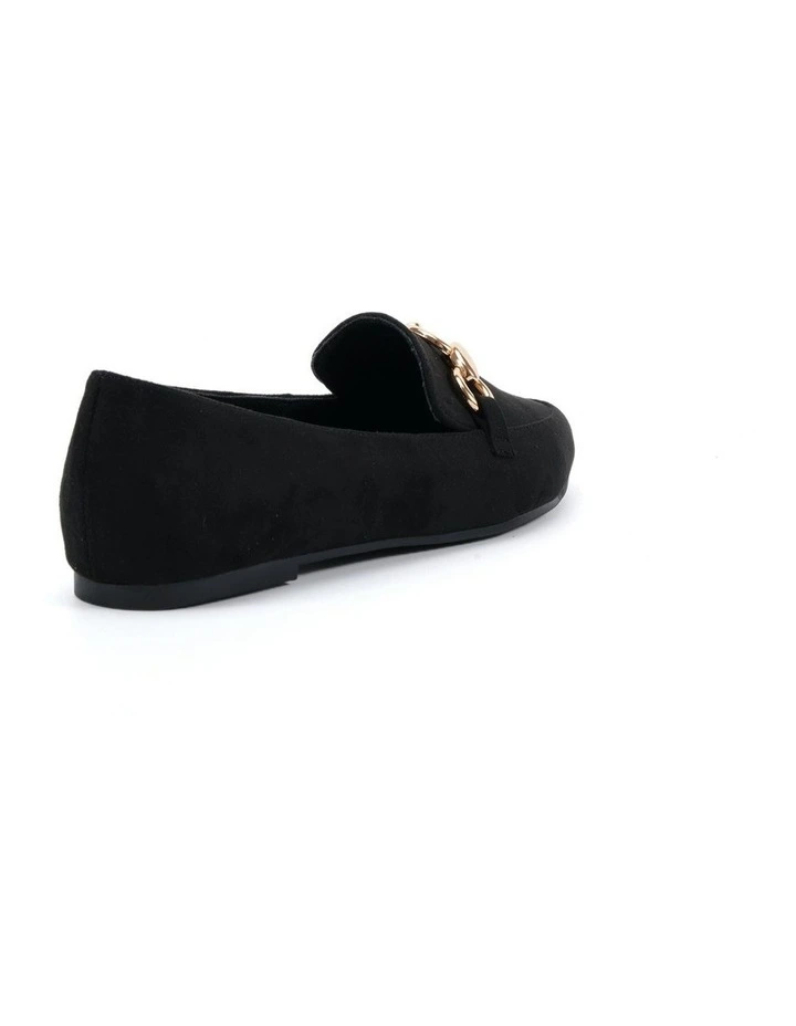 Calliope Suede Ballet Flat in Black image 3