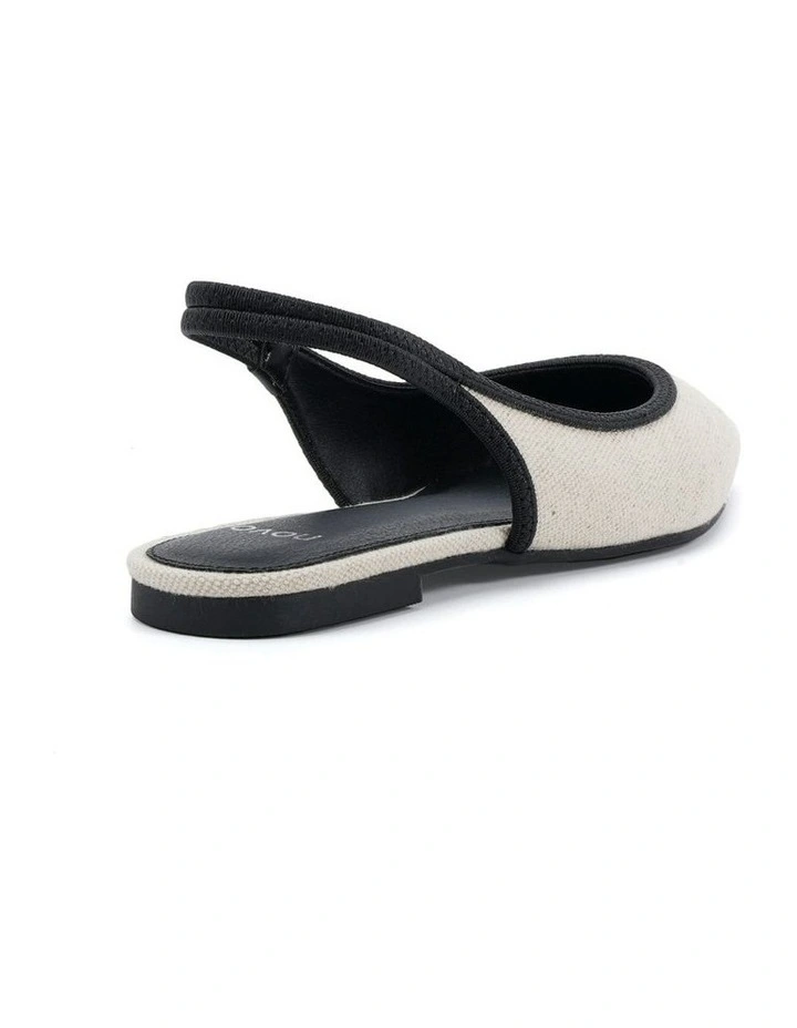 Cassey Ballet Flat in Beige image 3