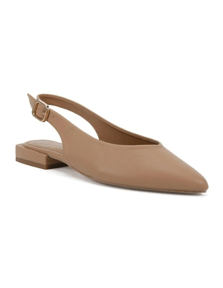 Cheyenne Ballet Flat in Camel image 2