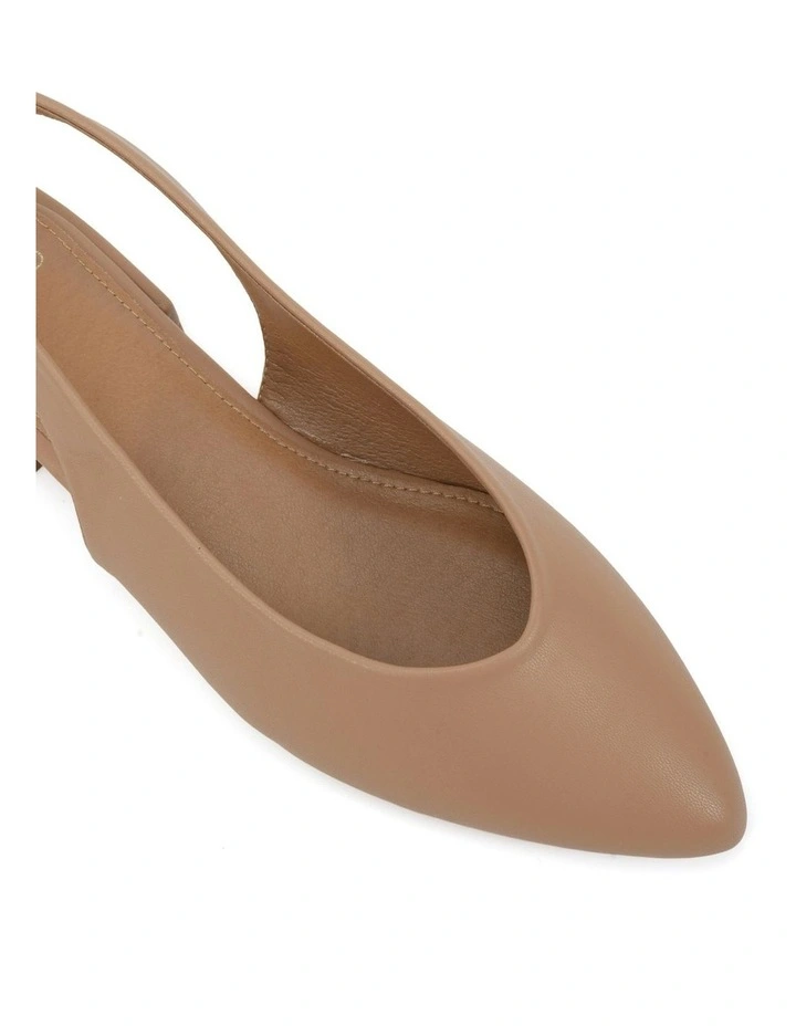 Cheyenne Ballet Flat in Camel image 4
