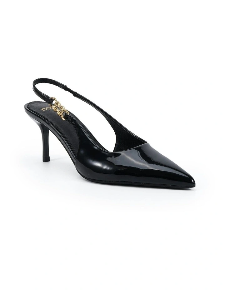 Inara Heel in Black Patent image 2