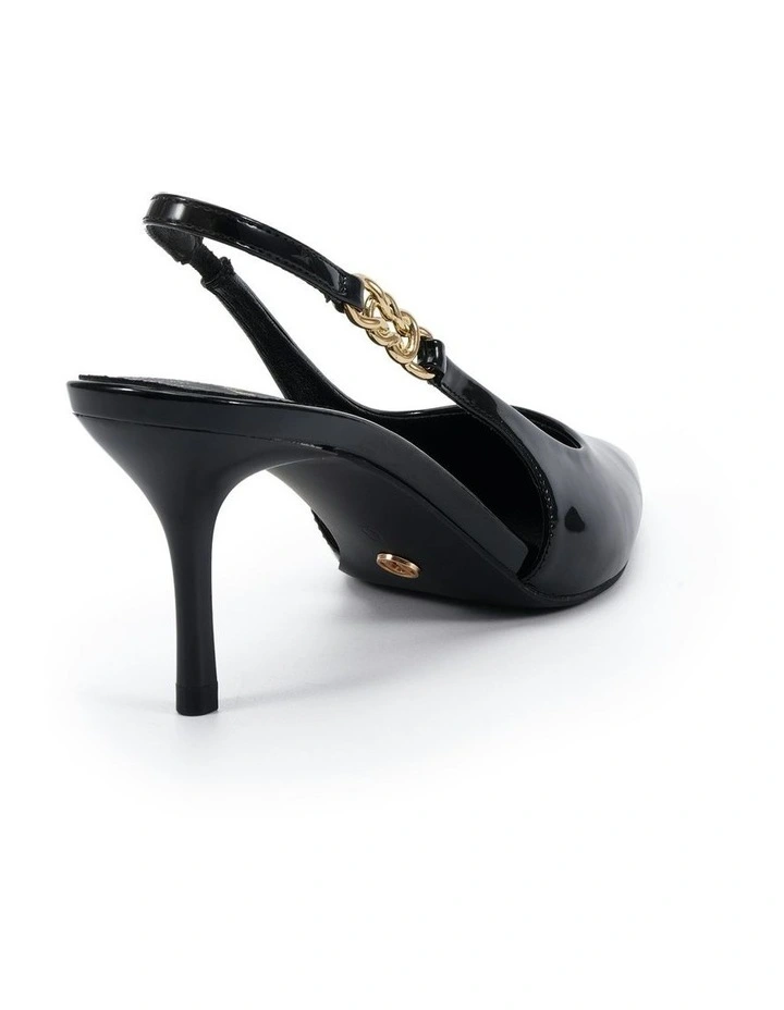 Inara Heel in Black Patent image 3