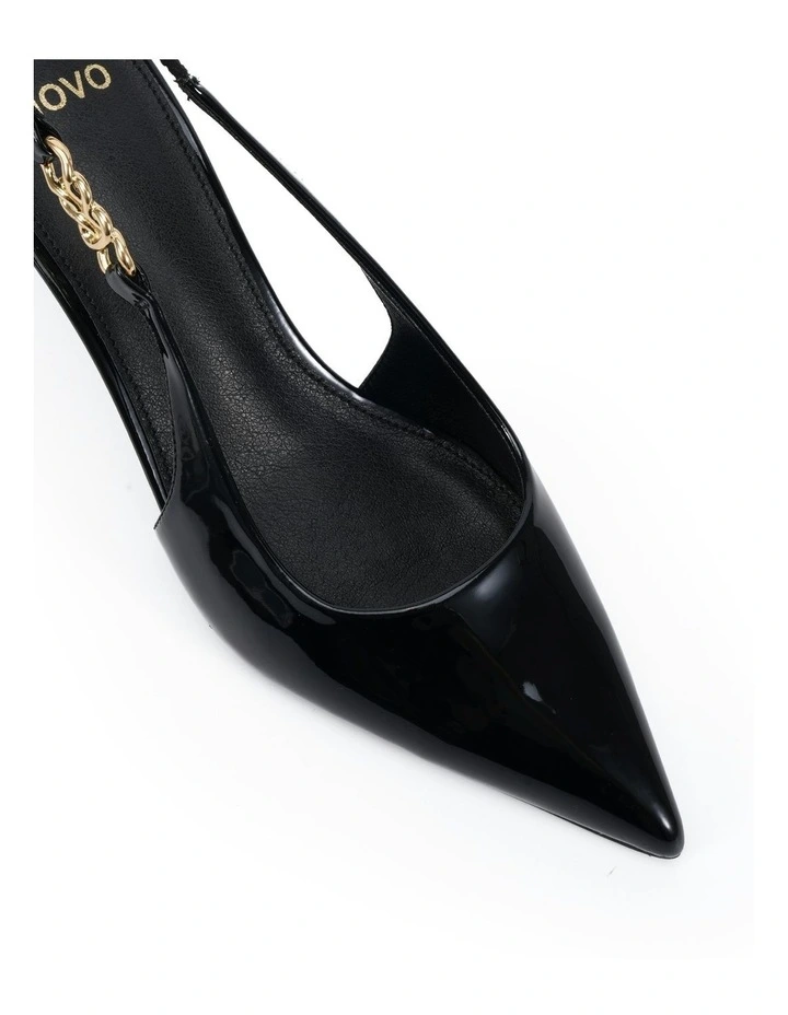 Inara Heel in Black Patent image 4