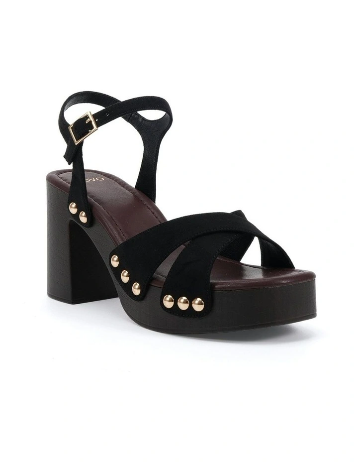 Laney Block Heel in Black image 2
