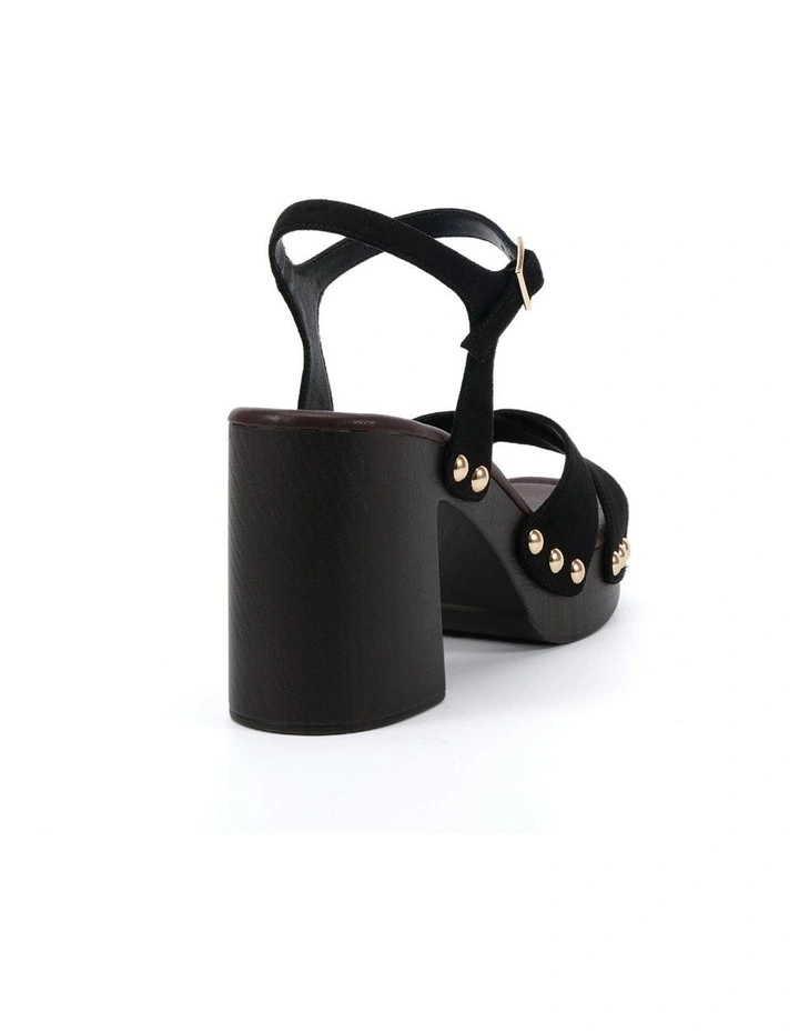 Laney Block Heel in Black image 3