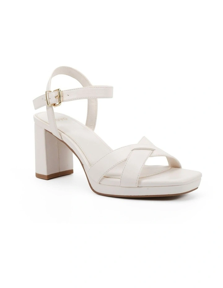 Minny Heel in White image 2