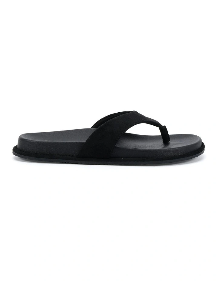 Sherrie Suede Sandal in Black image 1
