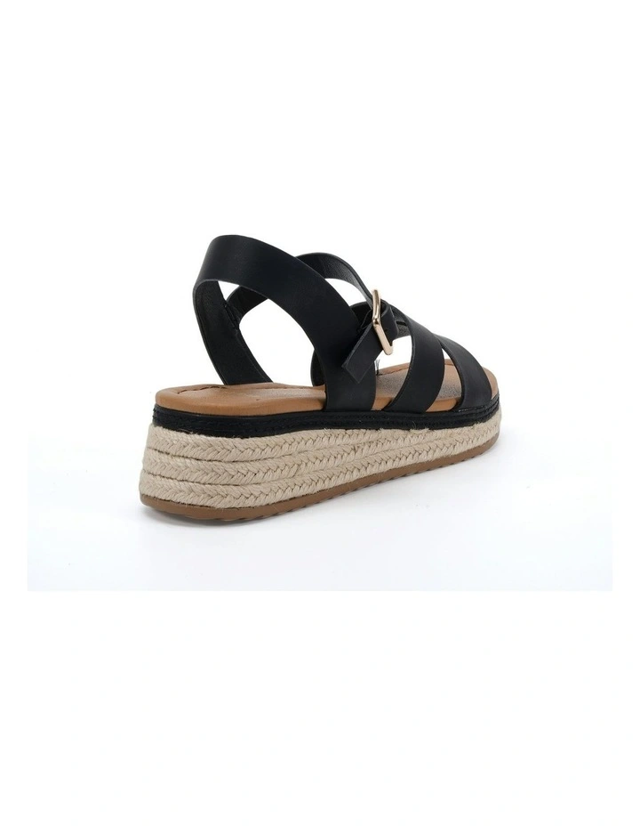 Theia Sandal in Black image 3