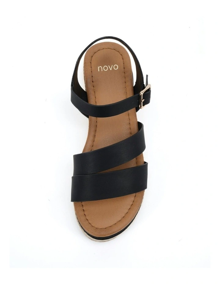 Theia Sandal in Black image 5