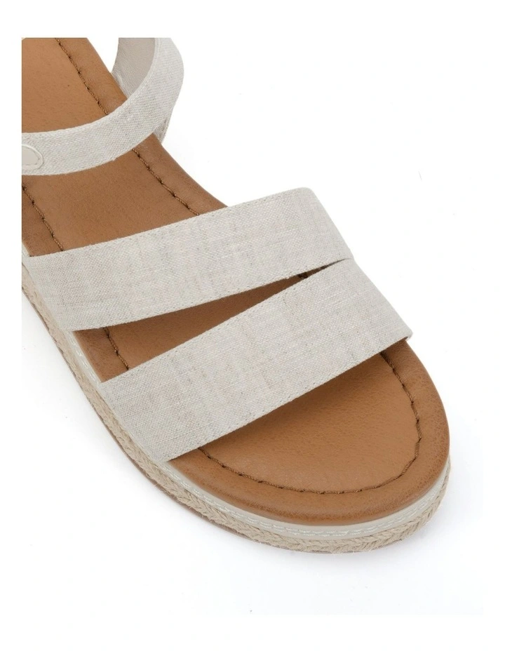 Theia Sandal in Linen image 4