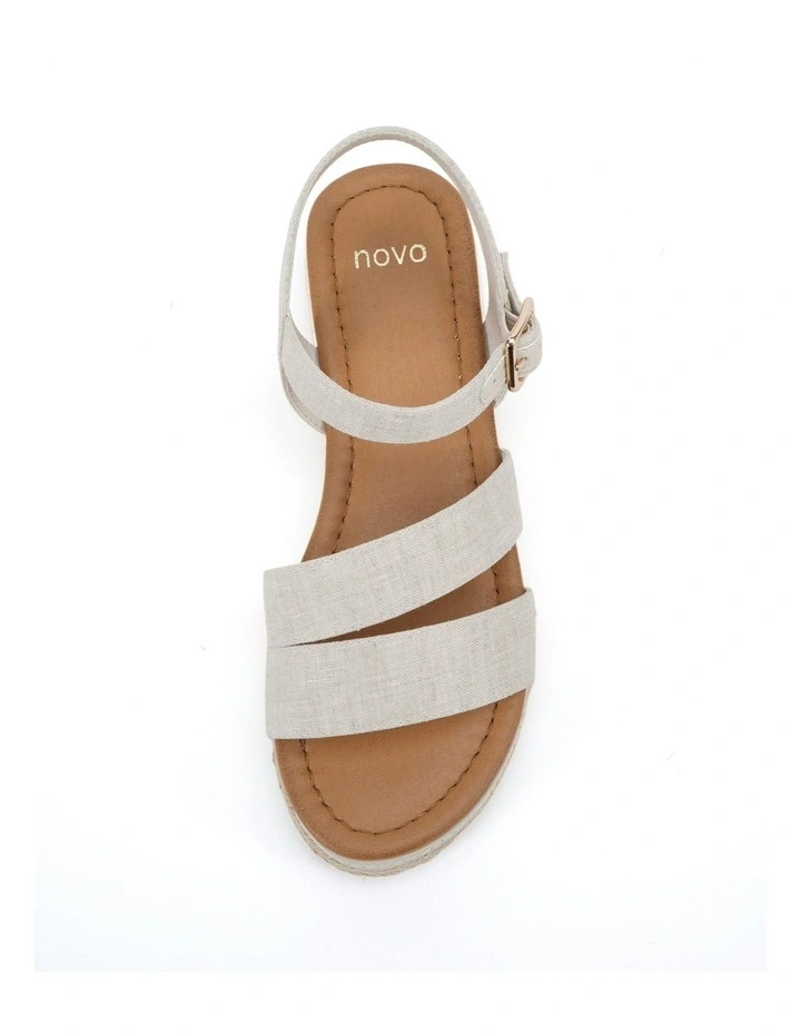 Theia Sandal in Linen image 5