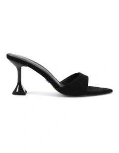 Ziv Heel in Black Suede