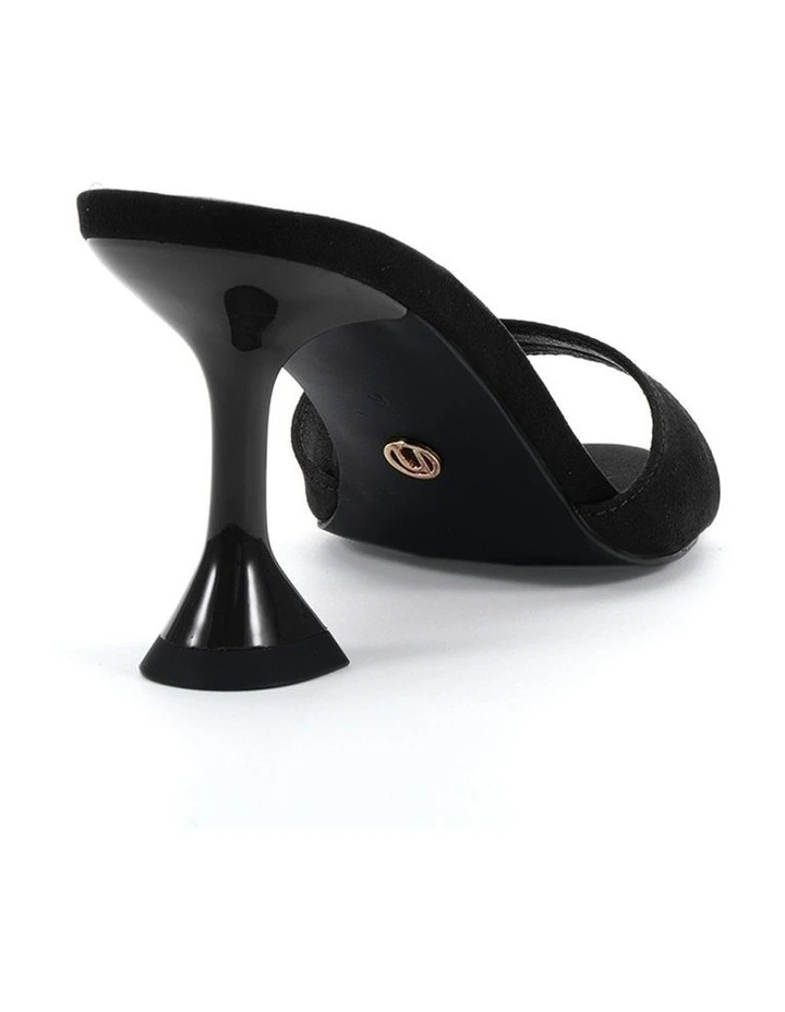 Ziv Heel in Black Suede image 3